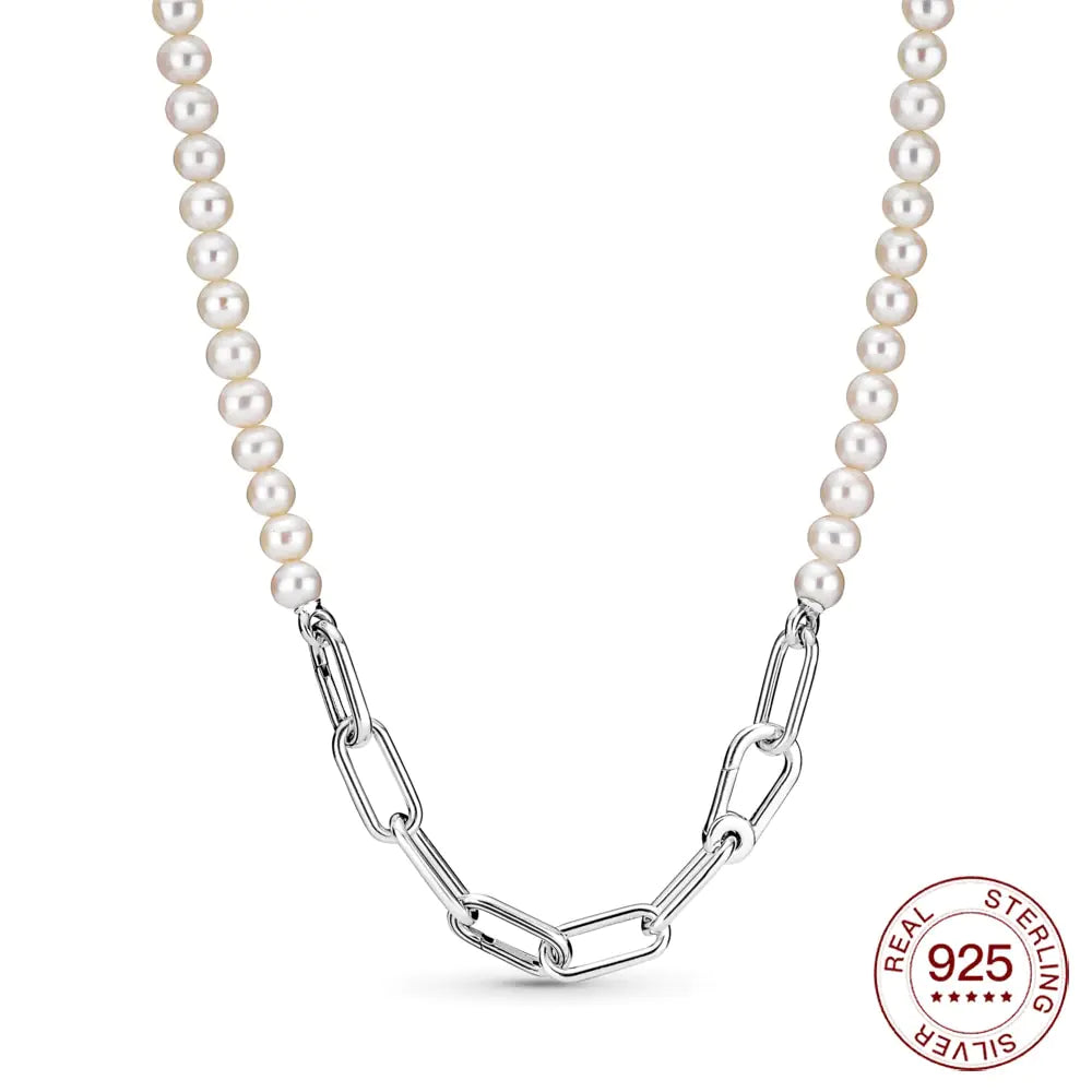 Nueva joyería de plata perla